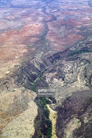 An Aerial View Of the  Rift Valley.