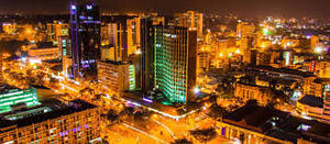  Nairobi city kenya at night